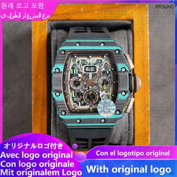 XPOUHC Мужские часы 904l Автоматические механические часы из нержавеющей стали 41 мм-RM