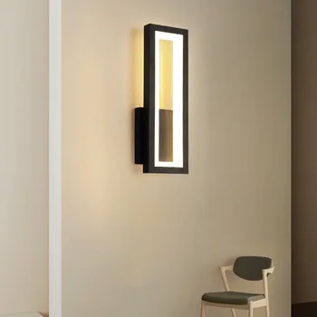 ZK50 Современная минималистичная фоновая стена для гостиной, светодиодный настенный светильник, Прикроватная тумбочка для спальни, светильники для коридора творческой личности