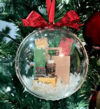 Рождественские украшения Креативные Пластиковые Прозрачные Шары Подвеска для украшения Рождественской Елки Домашняя Праздничная вечеринка Navidad Home Decor L5