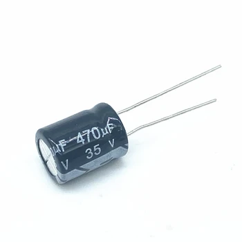 10шт Электролитический конденсатор высокого качества 35V470UF 10*13 мм 470UF 35V 10*13