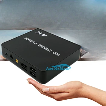 Мультимедийный плеер 4K @ 60hz FULL HD HDD/USB-накопитель/TF-карта с выходом HDMI/AV для HDTV/PPT MKV AVI MP4 H.265
