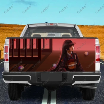 Обертка задней двери грузовика Jigoku Shoujo Hell girl Материал профессионального класса, универсальный, подходит для полноразмерных грузовиков, устойчивый к атмосферным воздействиям.