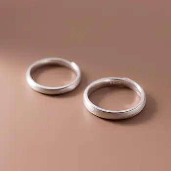 FoYuan Корейская версия, Минималистичное Креативное Матовое кольцо для пары для мужчин и женщин