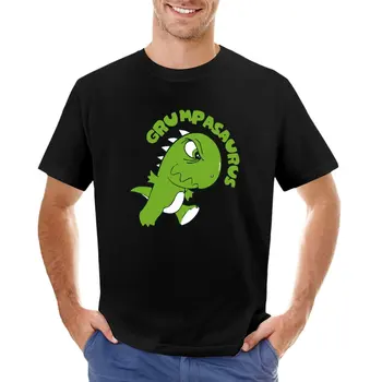 Футболка Grumpasaurus Rex, графическая футболка, эстетическая одежда, белые футболки для мальчиков, мужские однотонные футболки