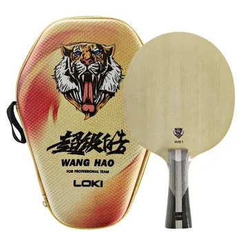 Лезвие для настольного тенниса LOKI Super Wang Hao W91 из 7 материалов с деревянной поверхностью Limba, атакующее лезвие для пинг-понга с хорошей эластичностью и поддержкой