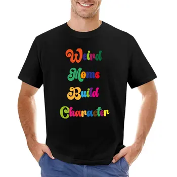крутая футболка с персонажами weird moms, графическая футболка, мужские графические футболки в стиле хип-хоп