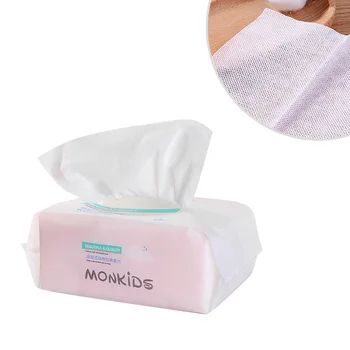 Хлопчатобумажные полотенца для лица Очищающие для снятия макияжа Влажные Сухие салфетки для лица Одноразовые