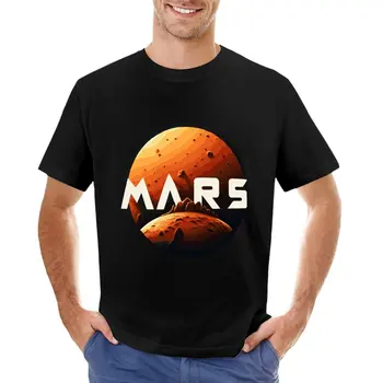 Футболка Mars, футболка с аниме, футболки оверсайз, футболки для мужчин большого размера, футболки для тяжелого веса