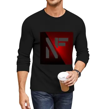 Новая длинная футболка с логотипом NF, мужская одежда, кавайная одежда, футболки для мужчин из хлопка