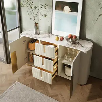Скандинавская гостиная Современный минималистичный центральный буфет, шкафчик, Шиферный шкаф, мебель для прихожей, Консольные настольные шкафы