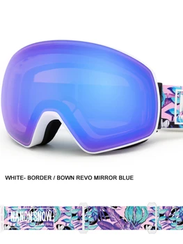 Новые большие сферические лыжные очки, двухслойные противотуманные мужские и женские лыжные очки KOCA Myopia Ng8
