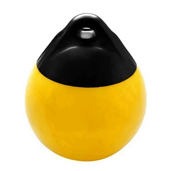 3X Сверхмощный шар для крыла лодки из ПВХ, Круглый Якорный Буй, Док-бампер, Надувной Защитный Морской швартовый буй желтого цвета