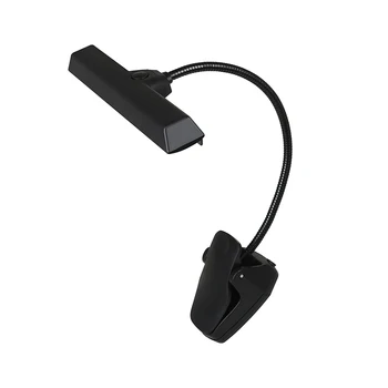 9 светодиодных USB-ламп, зажим для пюпитра, Портативная гибкая защита глаз 
