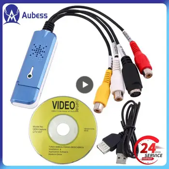 1 ~ 6ШТ Конвертер видеозахвата Plug Play, Новый кабельный адаптер Usb 2.0, адаптер для захвата аудио и видео