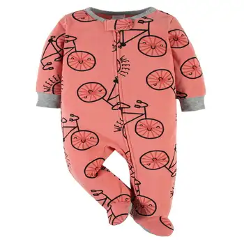 пижамы на ножках для мальчиков, девочек и унисекс Sleep 'n Play, 2 упаковки (для новорожденных-6/9 месяцев)