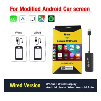 FYKOI Для модуля Apple Carplay Carplay Ai Box USB-подключение проводной автоматической проводной навигации Android Модульный адаптер Carplay