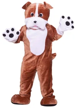 Костюм талисмана собаки, костюмы для косплея, Мультяшное платье взрослого размера, Маскарадная одежда на Хэллоуин