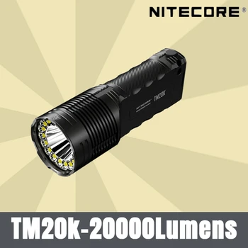 Светодиодный фонарик NITECORE TM20K 20000 люмен, QC, быстрая USB-подзарядка, встроенный аккумулятор, фонарь белого света, прожектор