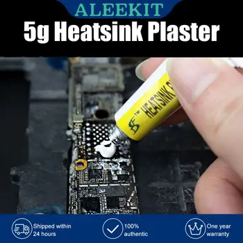 термопастер 5g Проводящий Пластырь для радиатора Тепловые Свойства Вязкий Клей Для чипа VGA RAM LED IC 8CKC Радиатор