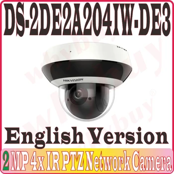 DS-2DE2A204IW-DE3 Зарубежная Английская Версия 2-дюймовой 2-Мегапиксельной Купольной сетевой камеры с 4-кратным зумом IR Mini PT с возможностью обновления Hik-Connect ONVIF