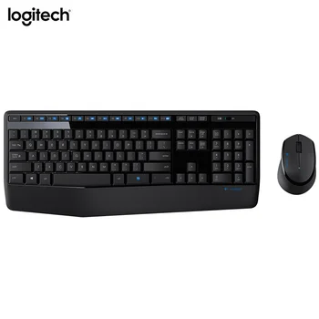 Logitech Original MK345 Беспроводная Клавиатура Мышь Набор Клавиш Для Компьютерной Игры Для Домашнего Офиса