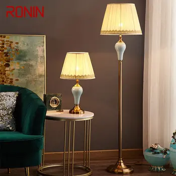 Торшеры RONIN Nordic Ceramics со светодиодной подсветкой, современный креативный простой настольный светильник для домашнего декора гостиной спальни