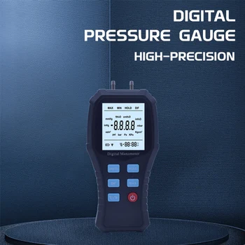 Цифровой манометр, измеритель давления воздуха, дифференциальный манометр, измеритель давления природного газа K30, отрицательный манометр