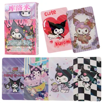 Набор открыток аниме Sanrio Kawaii Kuromi My Melody Hello Kitty Animation, коллекционная открытка с милыми куклами, детские игрушки