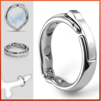 Металлическое кольцо для коррекции крайней плоти у мужчин, кольцо для члена, кольцо для защиты крайней плоти, усилитель пениса, задержка эякуляции, Интимные игрушки для мужчин
