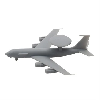 2ШТ E-3 1/700 1/400 1/350 Масштабная модель самолета раннего предупреждения Неокрашенный Самолет раннего оповещения с шасси Игрушки для DIY