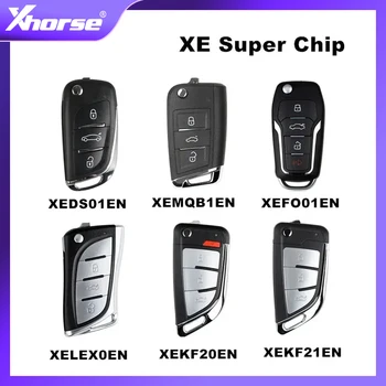 5 шт./лот Xhorse XEDS01EN XEMQB1EN XEFO01EN XELEX0EN XEKF20EN XEKF21EN Супер Удаленная работа на всех ID в качестве супер чипа