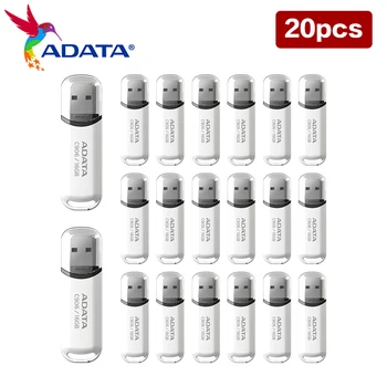 20 шт. /лот Оригинальный USB 2.0 ADATA C906 USB флэш-накопитель 16 ГБ 32 ГБ Флешка высокоскоростной Mini U Stick Memory Stick флеш-накопитель