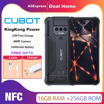 Cubot KingKong Power , 6,5 дюйма, FHD +, водостойкий, Android 13, 8 + 256 ГБ, 10600 мАч, 48 МП