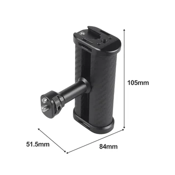 Универсальная боковая ручка для камеры, рукоятка для камеры с креплением для холодного башмака для микрофона, видеосигнала.