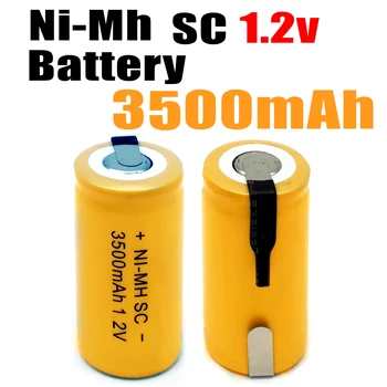 Высококачественный Ni-Mh Аккумулятор Sud C SC 3500mAh 1.2V Аккумуляторная Батарея С Язычком Подходит Для Светодиодных Ламп Электрической Дрели