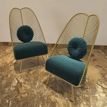 Позолоченные Металлические ножки Современный диван-кресло для гостиной Роскошный скандинавский Дизайнерский светильник для отдыха Sillones Предмет домашнего обихода