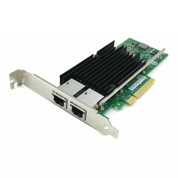 Сетевой адаптер Ethernet X540-T2 с двумя портами (DP) 10 ГБ PCIE PCI Express X8