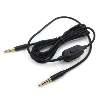 Прочный кабель для игровых наушников ASTRO A10 A40 Провод черный 200 см Прямая поставка