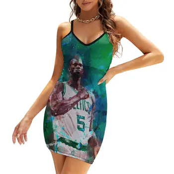 Кевинс И Гарнеттер: Звездный ИГРОК баскетбола Da Kid 2023 (15) Забавная экзотическая женская одежда, женское платье-слинг Nerd