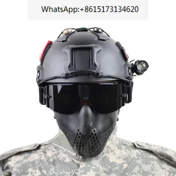 Пуленепробиваемые, взрывозащищенные, противотуманные, защищенные от песчаных бурь, мужские очки для спецназа, водонепроницаемые очки BB bullet helmet