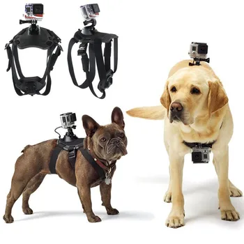 Регулируемый ремешок для Собаки для Gopro hero11 10 9 8 7 Собачья упряжь Нагрудный Ремень Ремень Спортивной камеры Держатель для SJCAM для Xiaoyi