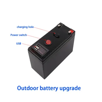 Оригинальная портативная перезаряжаемая батарея 18650 емкостью 29 В 20-100 мАч, встроенный порт зарядки с дисплеем уровня USB 5 В 2.1A, зарядное устройство + 29,4