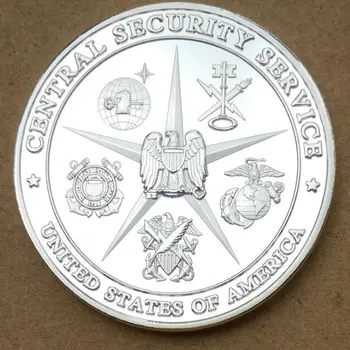 Америка серебряный блестящий свирепый орел Памятная монета Значок Медаль Сувенир Художественные подарки Сувенир для коллекции