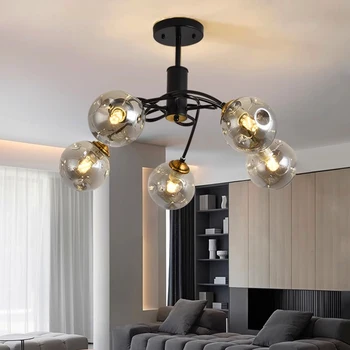 Подвесной светильник, светодиодная художественная люстра, декор комнаты, скандинавское умное украшение дома, гостиная, столовая в помещении