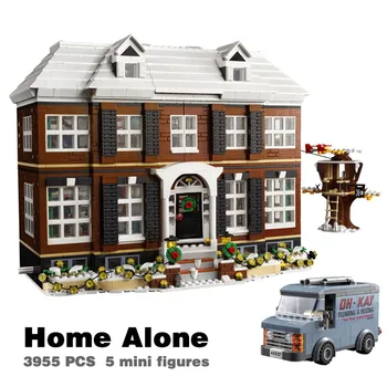Moc 21330 Home Alone House Set Модель Строительных Блоков Кирпичи Развивающие Игрушки Для Взрослых Детей Рождественские Подарки