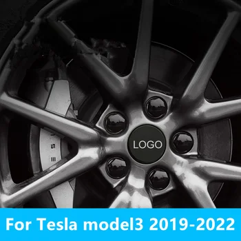 Для Tesla model3 2019-2022, Декоративная накладка на ступицу колеса, украшение центра ступицы колеса, внешняя отделка, автомобильные аксессуары