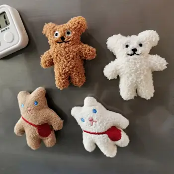 Креативный Милый 3D Медведь, магнит на холодильник, Кавайная Плюшевая кукла, Магнит на холодильник, наклейка на холодильник с мультяшным животным, домашний декор, подарки для детей