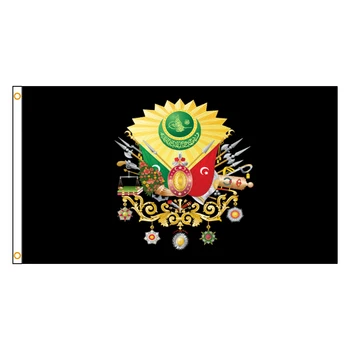 3x5 футов флаг баннер Герб Османской империи Султан Абдулхамид Абдул Флаг флаг ft баннер