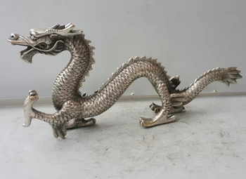 Китайская серебряная статуэтка ручной работы 