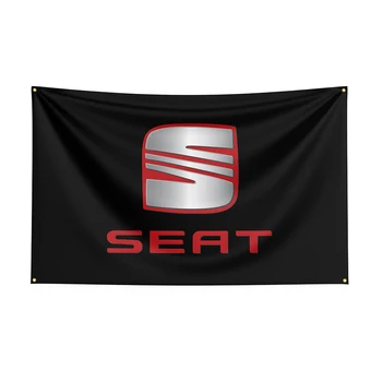 Флаг для сидений размером 90x150 см, автомобильный баннер из полиэстера для декора 1
